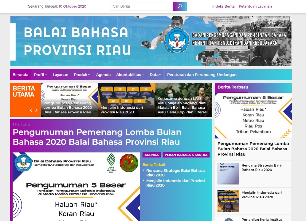 Balai Bahasa Riau Kemdikbud
