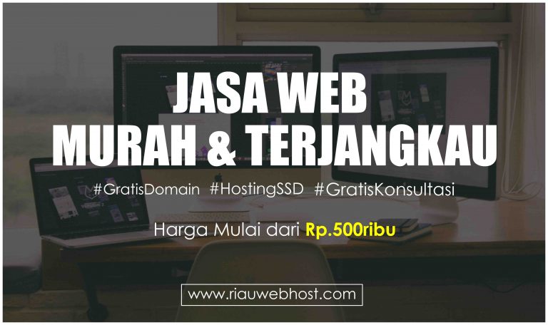 Jasa Web Pekanbaru | Gratis Domain .com + SEO